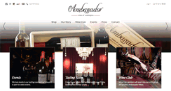 Desktop Screenshot of ambassadorwinery.com